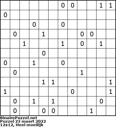 Binaire Puzzel