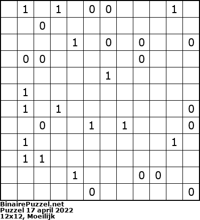 Binaire Puzzel