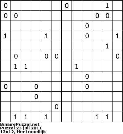 Binaire Puzzel