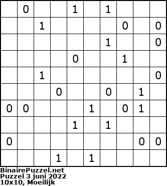 Binaire Puzzel