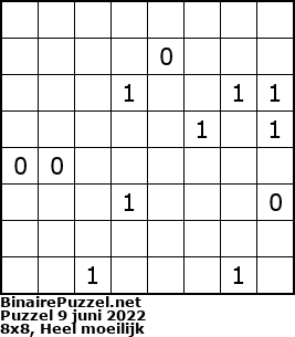 Binaire Puzzel