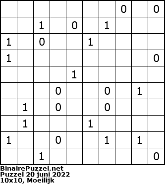 Binaire Puzzel