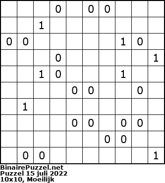 Binaire Puzzel