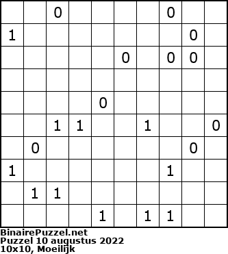 Binaire Puzzel