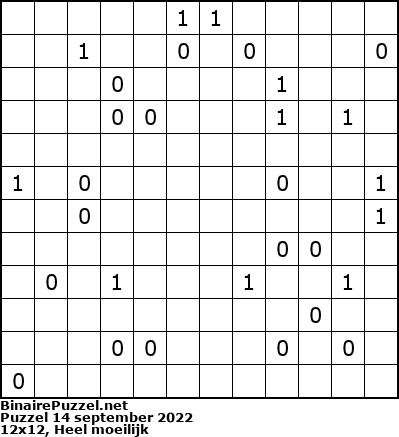 Binaire Puzzel