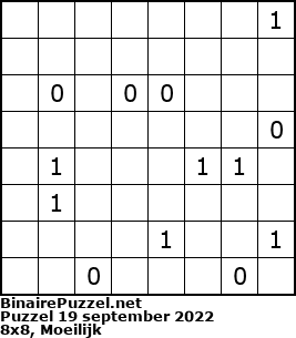 Binaire Puzzel