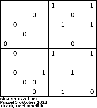 Binaire Puzzel