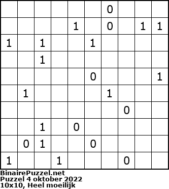 Binaire Puzzel