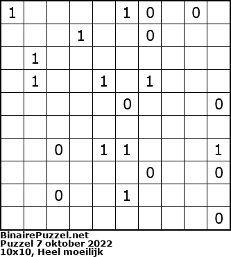Binaire Puzzel