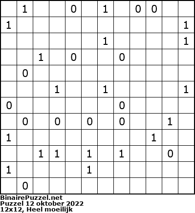 Binaire Puzzel