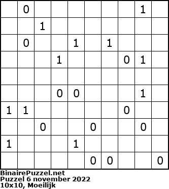 Binaire Puzzel