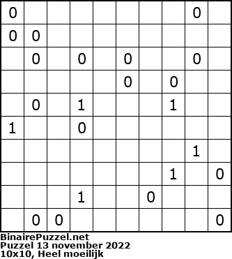 Binaire Puzzel