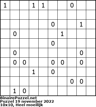 Binaire Puzzel