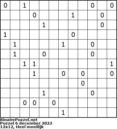 Binaire Puzzel