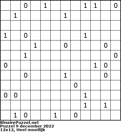 Binaire Puzzel
