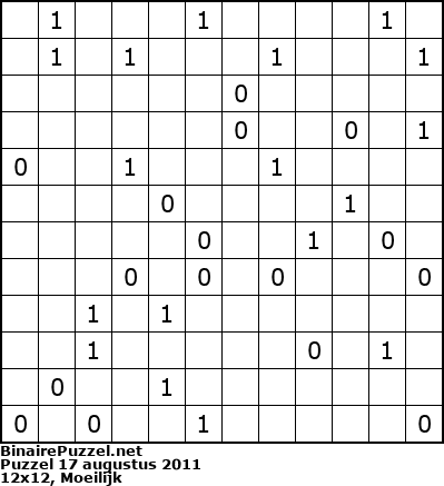 Binaire Puzzel
