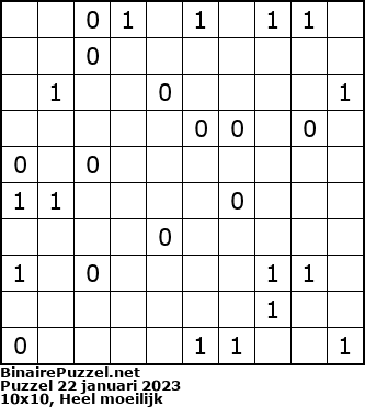 Binaire Puzzel
