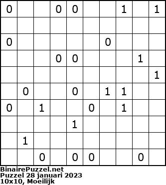 Binaire Puzzel