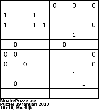 Binaire Puzzel