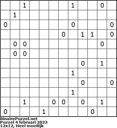 Binaire Puzzel
