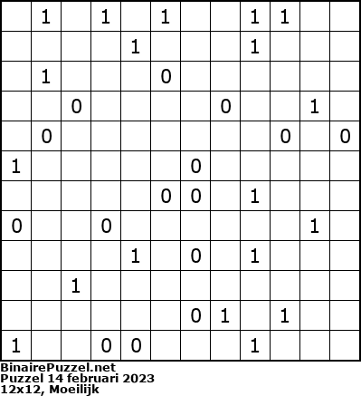 Binaire Puzzel