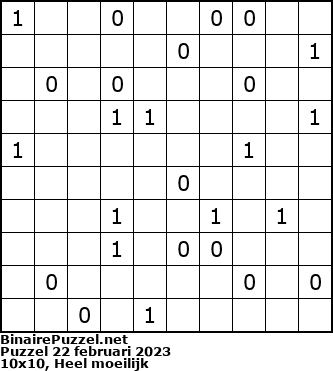 Binaire Puzzel