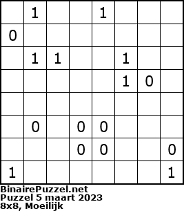 Binaire Puzzel