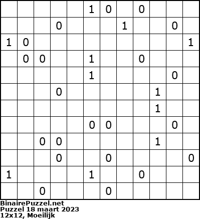 Binaire Puzzel