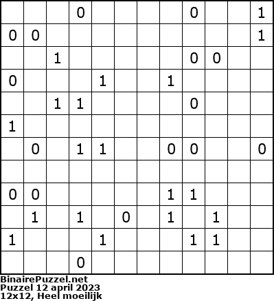 Binaire Puzzel