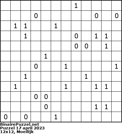 Binaire Puzzel