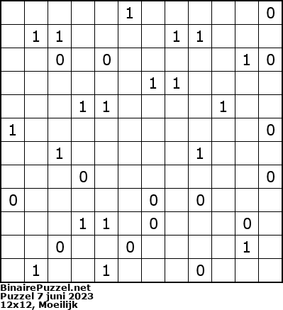 Binaire Puzzel