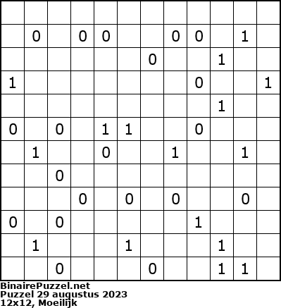 Binaire Puzzel