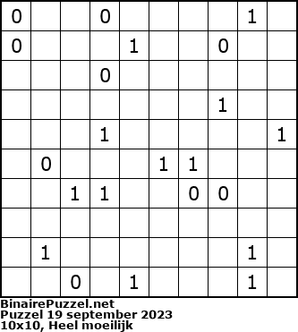 Binaire Puzzel