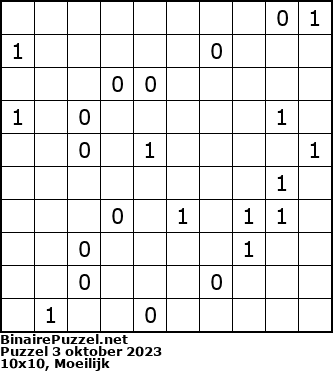 Binaire Puzzel