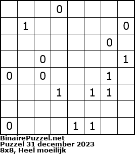 Binaire Puzzel