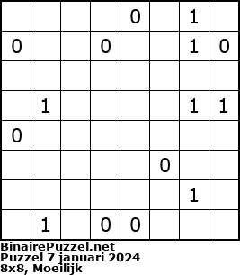 Binaire Puzzel