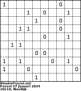 Binaire Puzzel