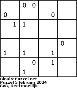 Binaire Puzzel