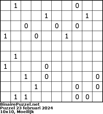 Binaire Puzzel