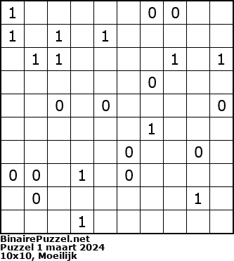 Binaire Puzzel