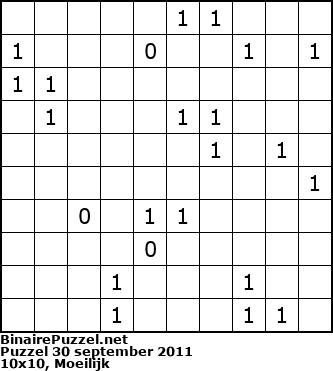Binaire Puzzel
