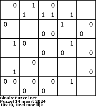 Binaire Puzzel