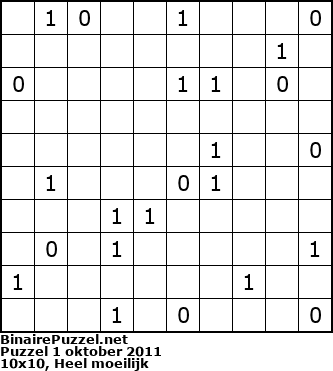 Binaire Puzzel