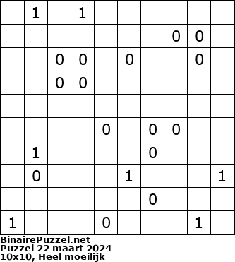 Binaire Puzzel