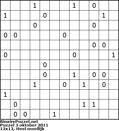 Binaire Puzzel