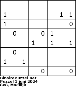 Binaire Puzzel