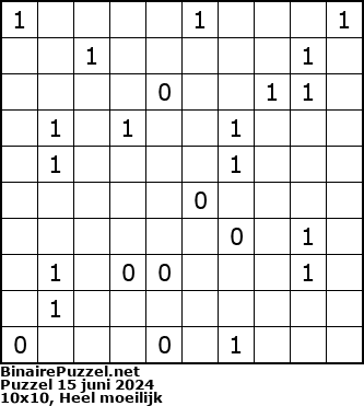 Binaire Puzzel