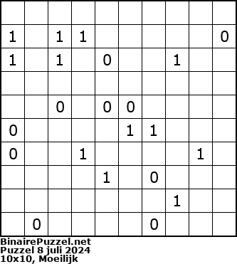 Binaire Puzzel