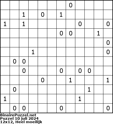 Binaire Puzzel