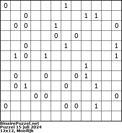 Binaire Puzzel